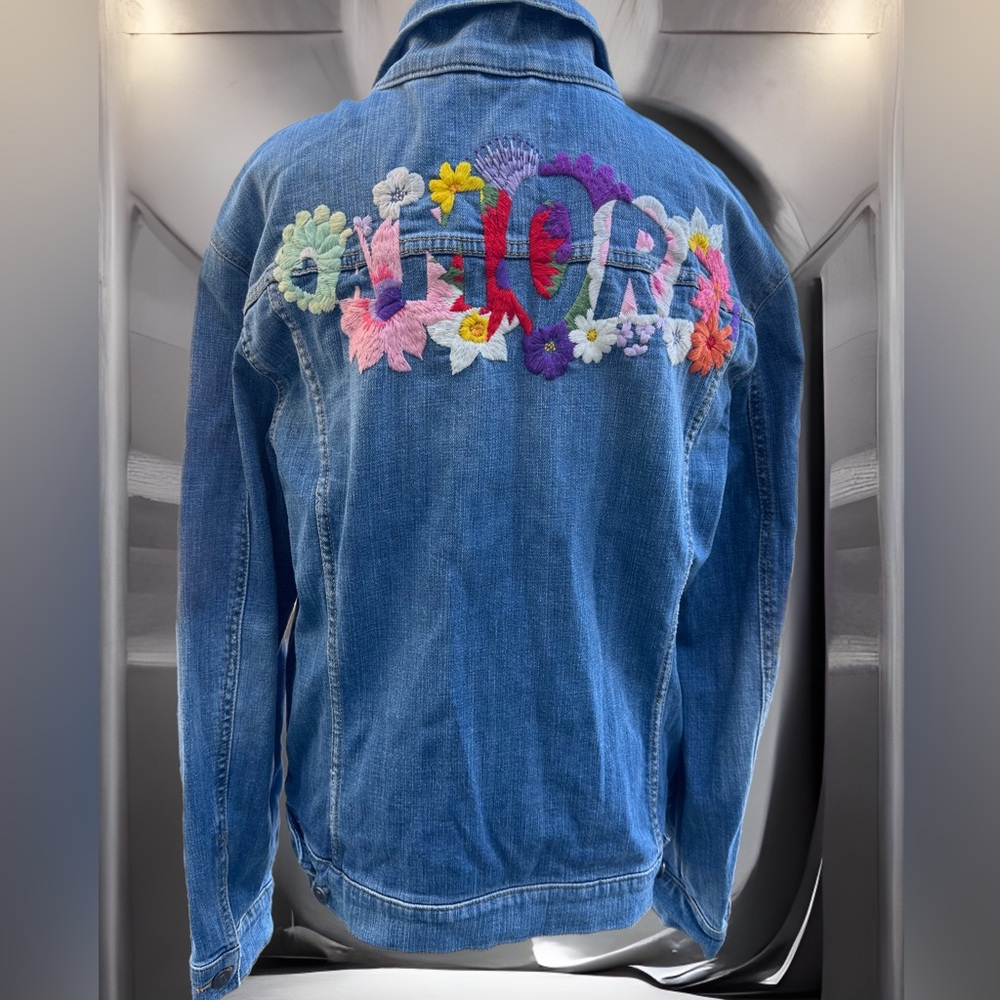 Pilcro and the Letterpress denim jacket by Anthropologie